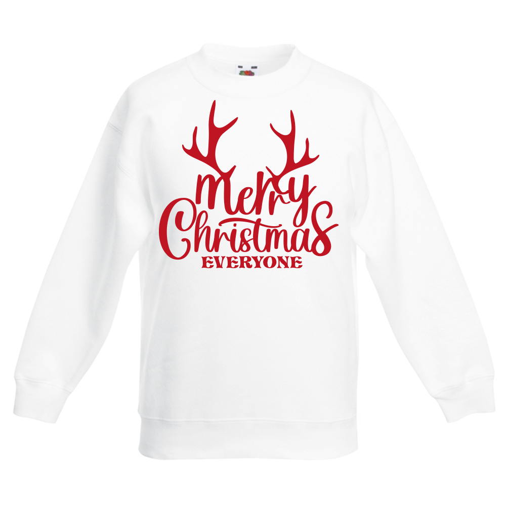 Marry-Christmas-Kids-Swetshirt-White